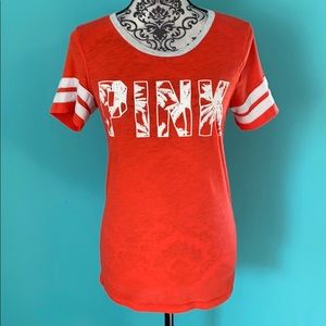 PINK Victoria’s Secret Vibrant Tropical Tshirt S